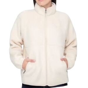 Sierra Designs Full Zip Fleece Women's Small Shepra Zip Jacket Cream NWT